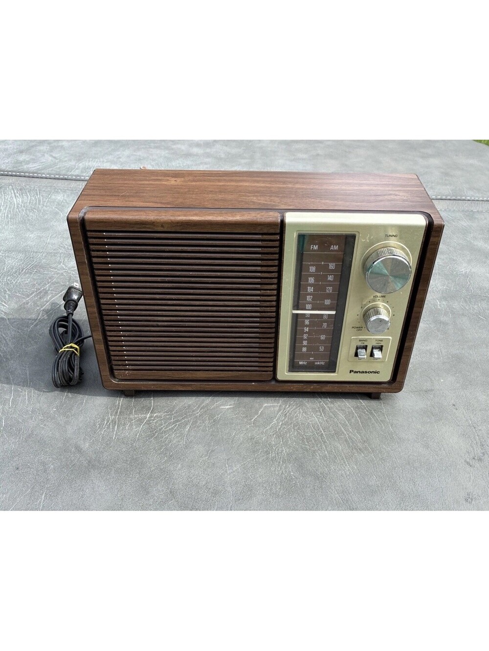 Vintage 1970’s Panasonic Model No. Re-6280 Am - Fm Radio Tested Works Perfectly